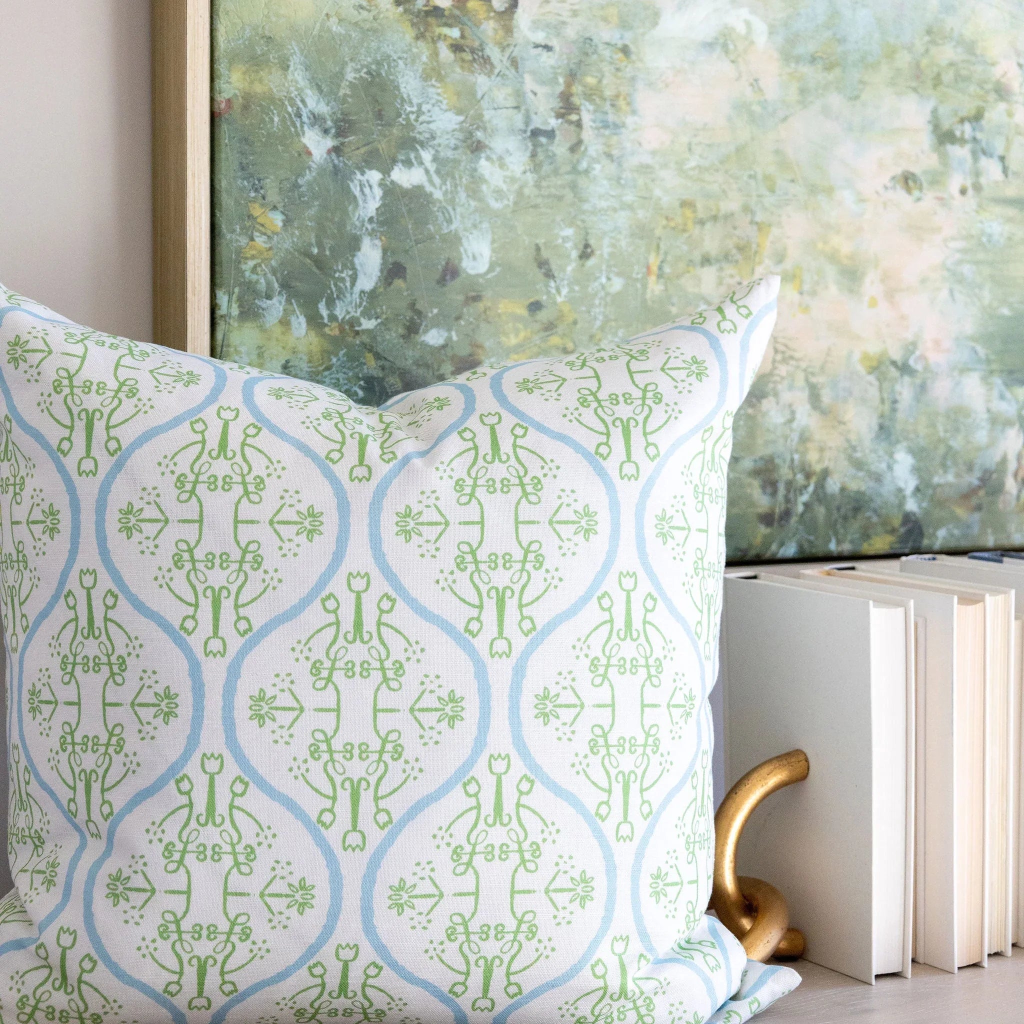 Watercolor Damask