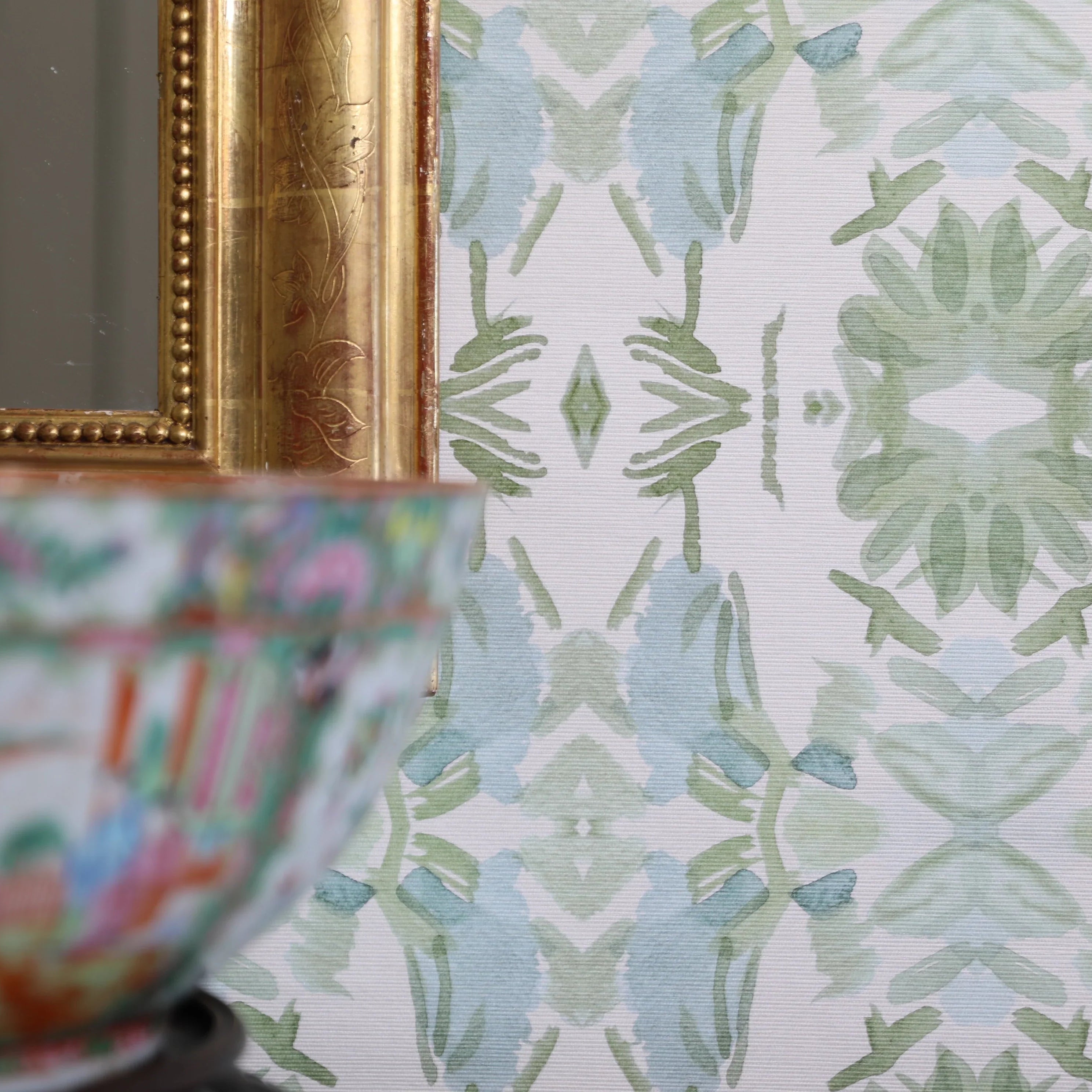 Wildflowers I Sage Green & Blue - Truett Designs