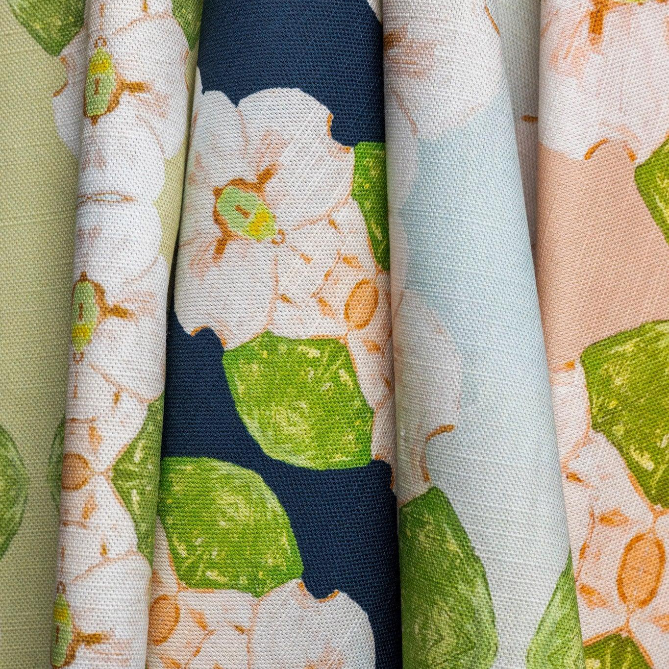 Flowering Dogwoods Fernwood Green Fabric - Truett Designs