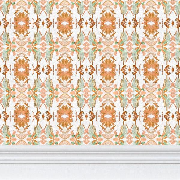 Wildflowers I Orange Wallpaper - Truett Designs