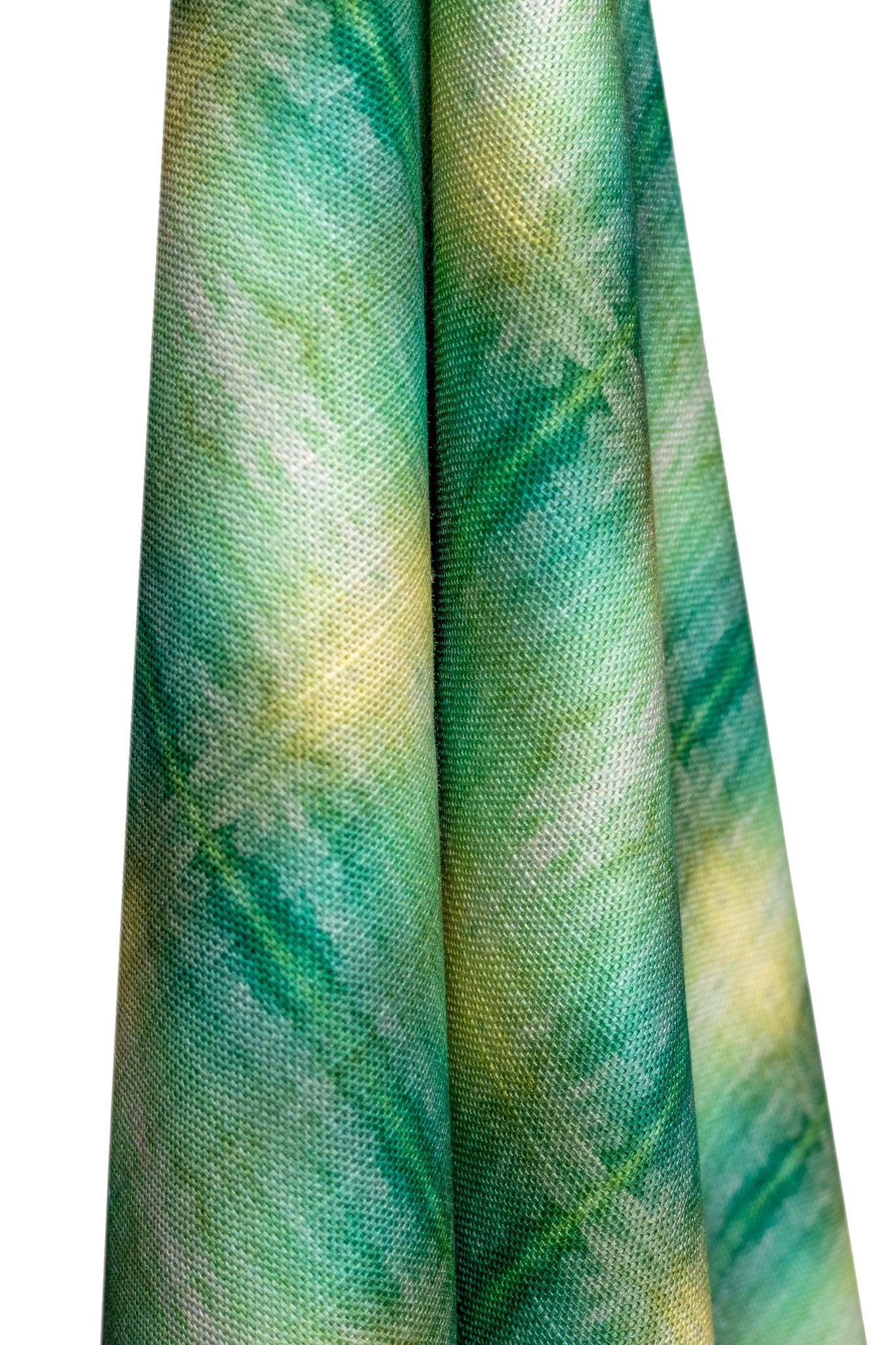 Painted Plaid Springy Green Fabric - Truett Designs